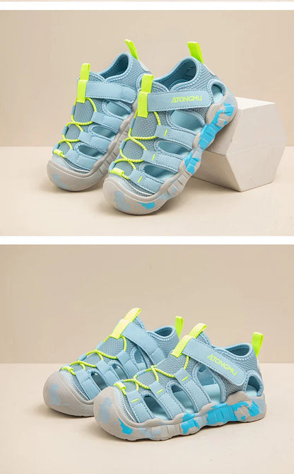 New Girls Sandals Children Water Shoes Cute Outdoor Non-slip Kids Sports Shoes Girls Boy Sandals Sneaker 4 To 12 Years