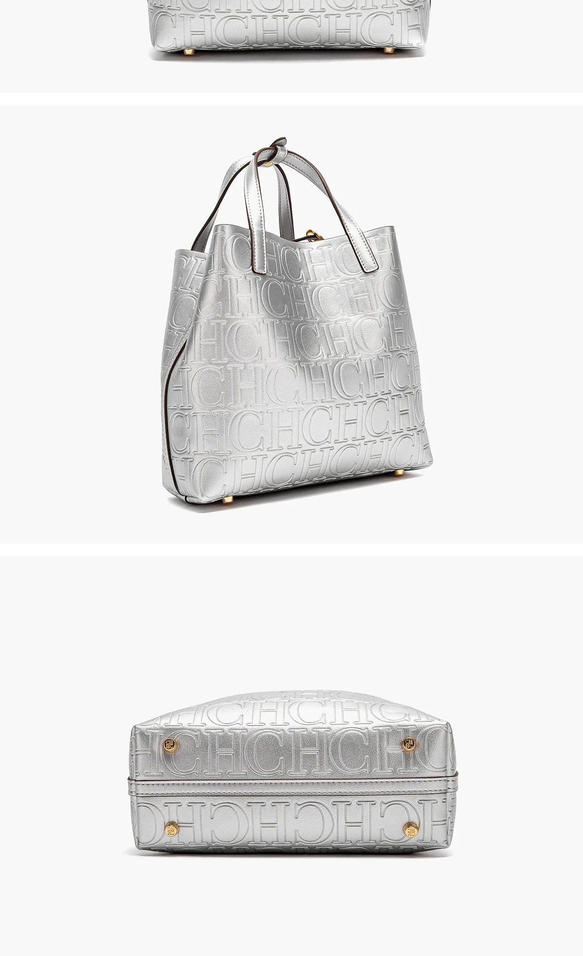 Classic Retro Style Women's Fashion Handbag Pure Colour Simple Design Large Capacity Exquisite Versatile