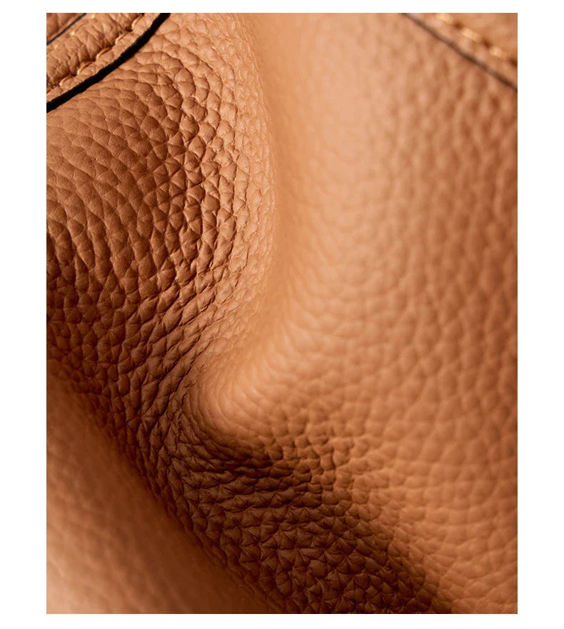 Women Bucket shoulder bag brand design Cowhide ladies handbags and purses genuine leather Tote Bags female messenger Bag Bolsas