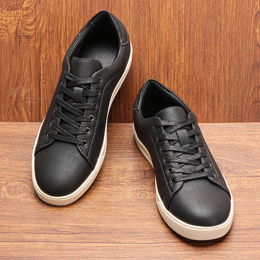 40-46 men casual shoes brand 2024 fashion comfortable leather shoes men