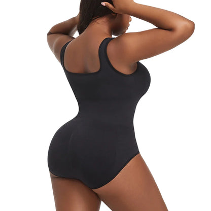 Plus Size Women's Briefs Bodysuit Butt Lifter Wide Shoulder Straps Shapewear Smooth Body Tummy Control Body Shaper XL-5XL New in