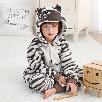 Capybara Anime Cosplay Costumes Kids Animal Cartoon Jumpsuit for Children Halloween Christmas Girls Boys Hooded Pajamas Onesies