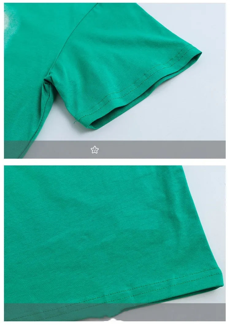 Summer Boys Cotton Short-Sleeved T-shirt Tops+Drawstring Shorts Pant School Kids 2PCS Tracksuit Child Outfit Workout Set 3-14 Yr