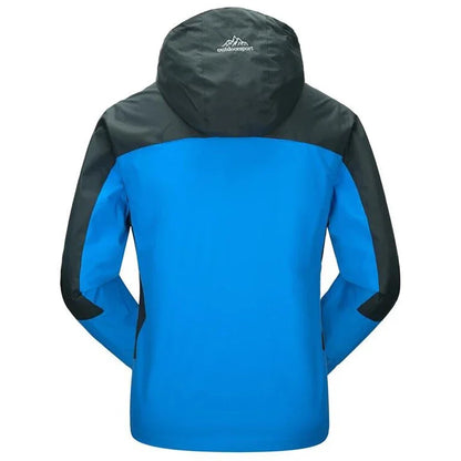 Outdoor Jacket Pants Sets Men Fleece Thermal Waterproof Windproof Hooded Jackets Hiking Military Trip Mountain Camping Clothes