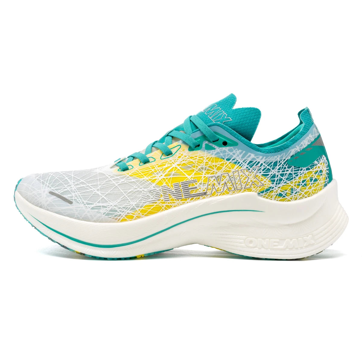 Marathon Carbon Plate Running Shoes Shock Absorption Ultra-light Sports Shoes Rebound Technology Outdoor Men Sneakers