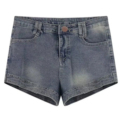 Summer Women Korean Retro Sexy Thin Hot Denim Shorts Jeans Lady Mini Pants Girls Tight Elastic High Street Ultra Short Jeans