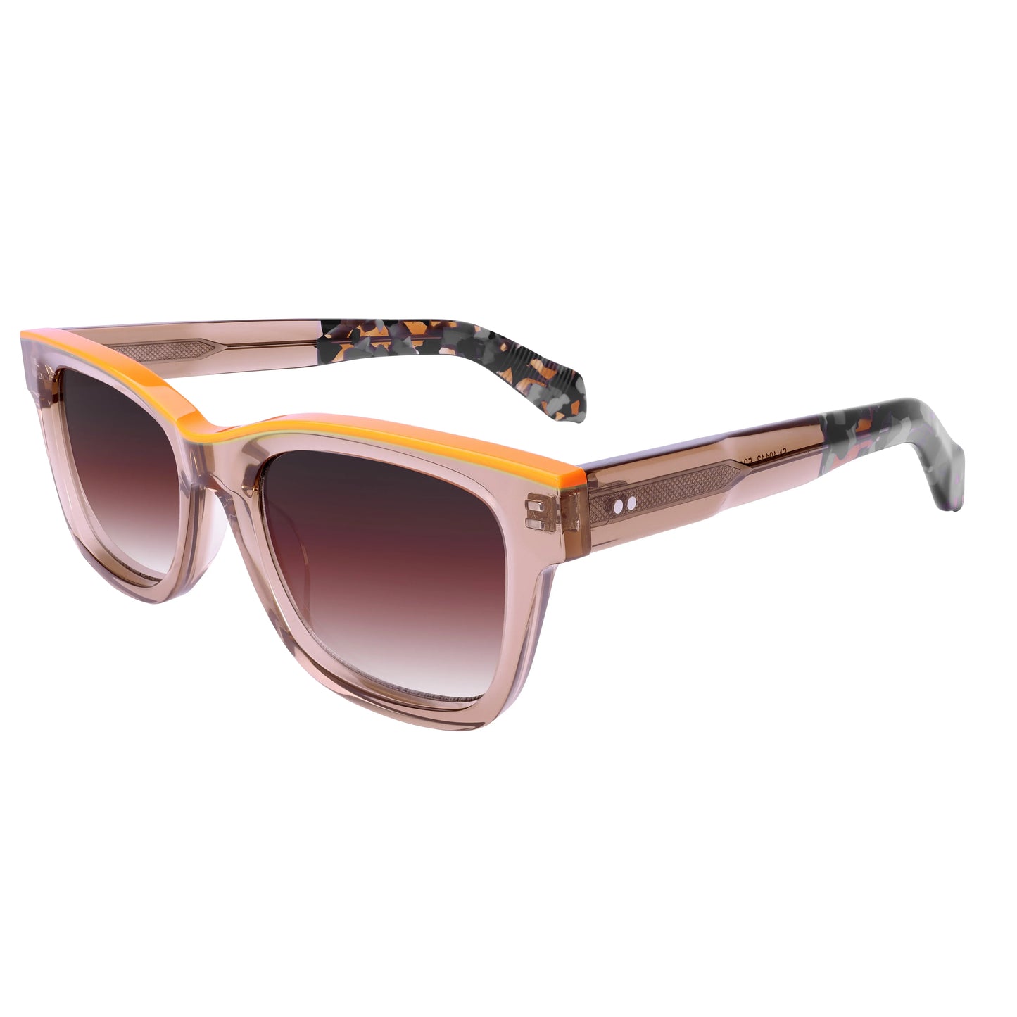 Oversized Glasses for Women Men Polarized Sunglasses Retro Thick Acetate Frame Trendy Wide Bridge UV400 Daily Wear