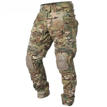 G3 Cargo Pants Men Hiking Pants with Pads camouflage Tactical Pant Streetwear Multicam Hunting Pants Gen3 Mens Clothing New
