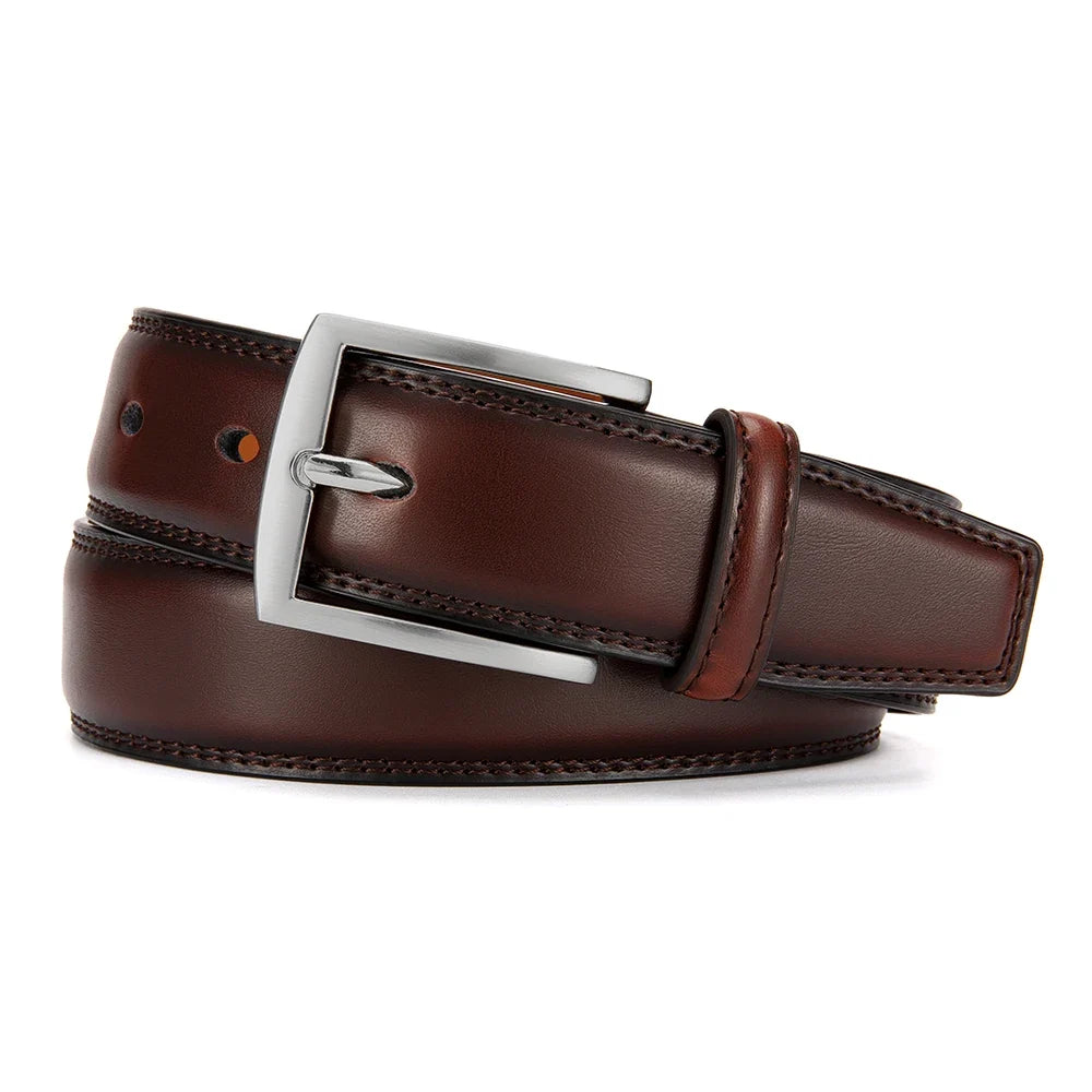 125cm Plus Size Men Belts High Quality Genuine Leather LONG Large Pin Buckle Metal Automatic Buckle Fashion Designer 2023New