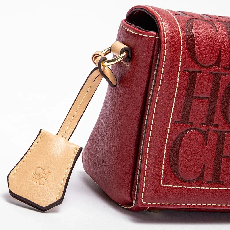 Fashionable Classic Light Luxury Letter PU Material Crossbody Bag Design Exquisite Craftsmanship Women's New Shoulder Bag