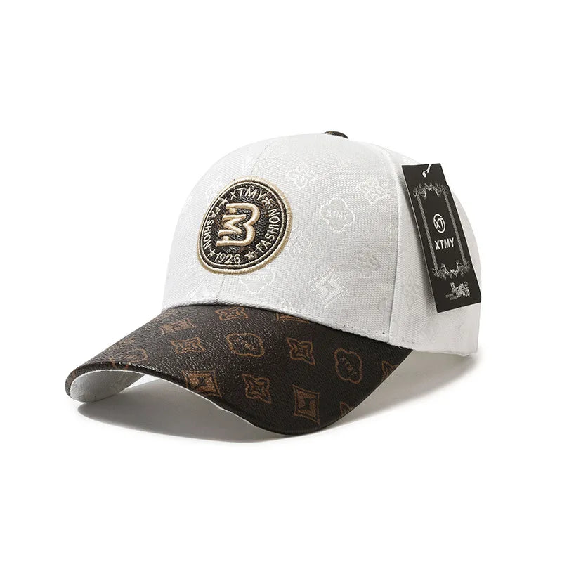 High Quality Summer Fashion Cotton Breathable Baseball Hat Snapback Letter Embroidery Face-Slimming Outdoor Cap for Women/Men
