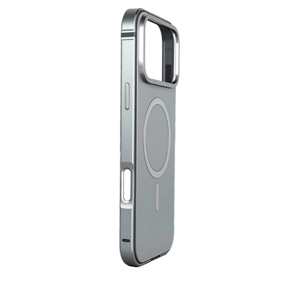 High End Magnetic Original Color Backplate Phone Case, For IPhone 17 Pro 17 Promax Metal Frame Anti Drop Protection Hard Case