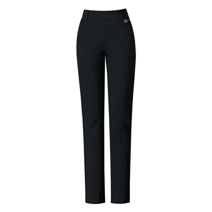 Black Women's High Waist Stretch Suit Pants, Fashion Slim Trousers, Purple Green Brown Pantalones, Asian Size M-6XL