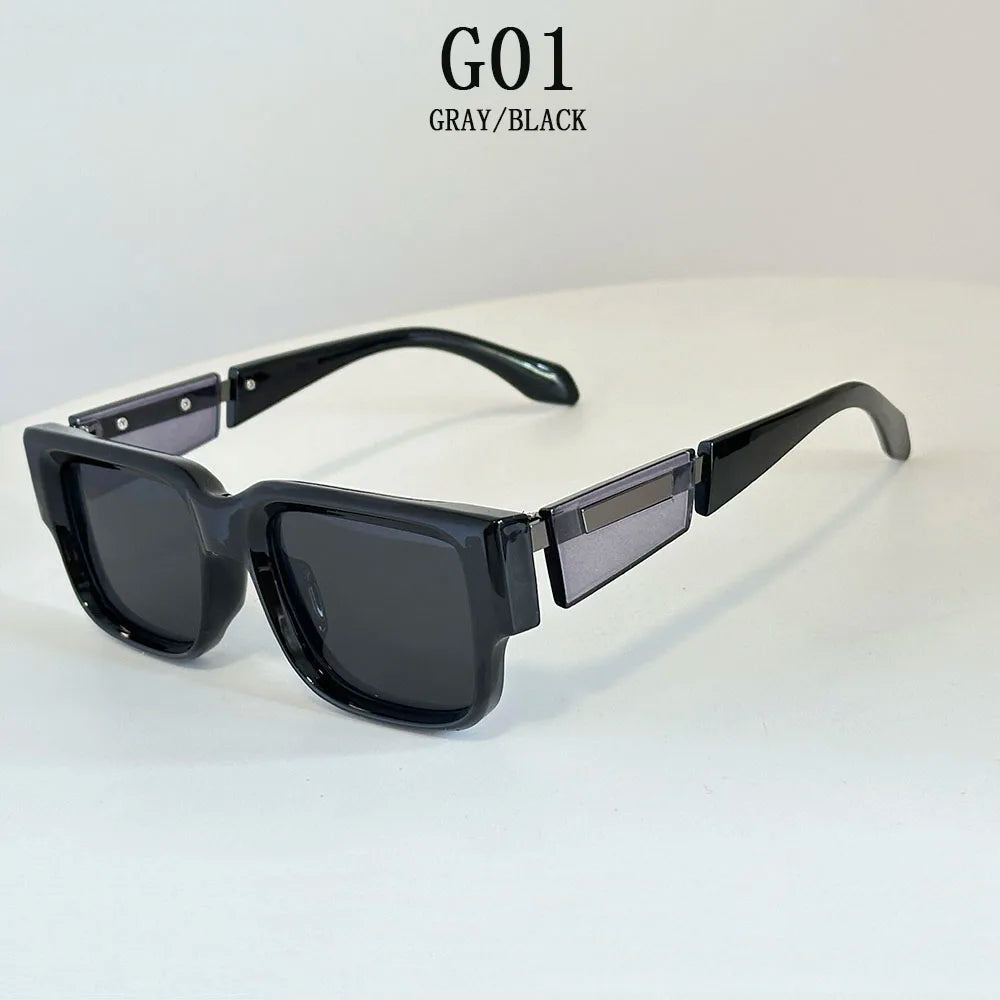 Square Sunglass Men Vintage Luxury Sunglasses Women 2025 Retro Fashion Glasses Vacation Gafas De Sol Hombre Lunette Soleil Femm