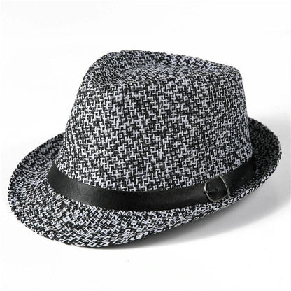Summer New British Style Panama Hat for Men and Women, Gentleman's Jazz Hat, Breathable Beach Hat