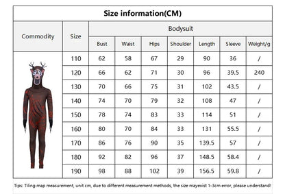 Hot 99 Nights In The Forest Deer costume Owl Cosplay Outfit Halloween Costume for Kid Nightmare Reindeer Christmas Gift