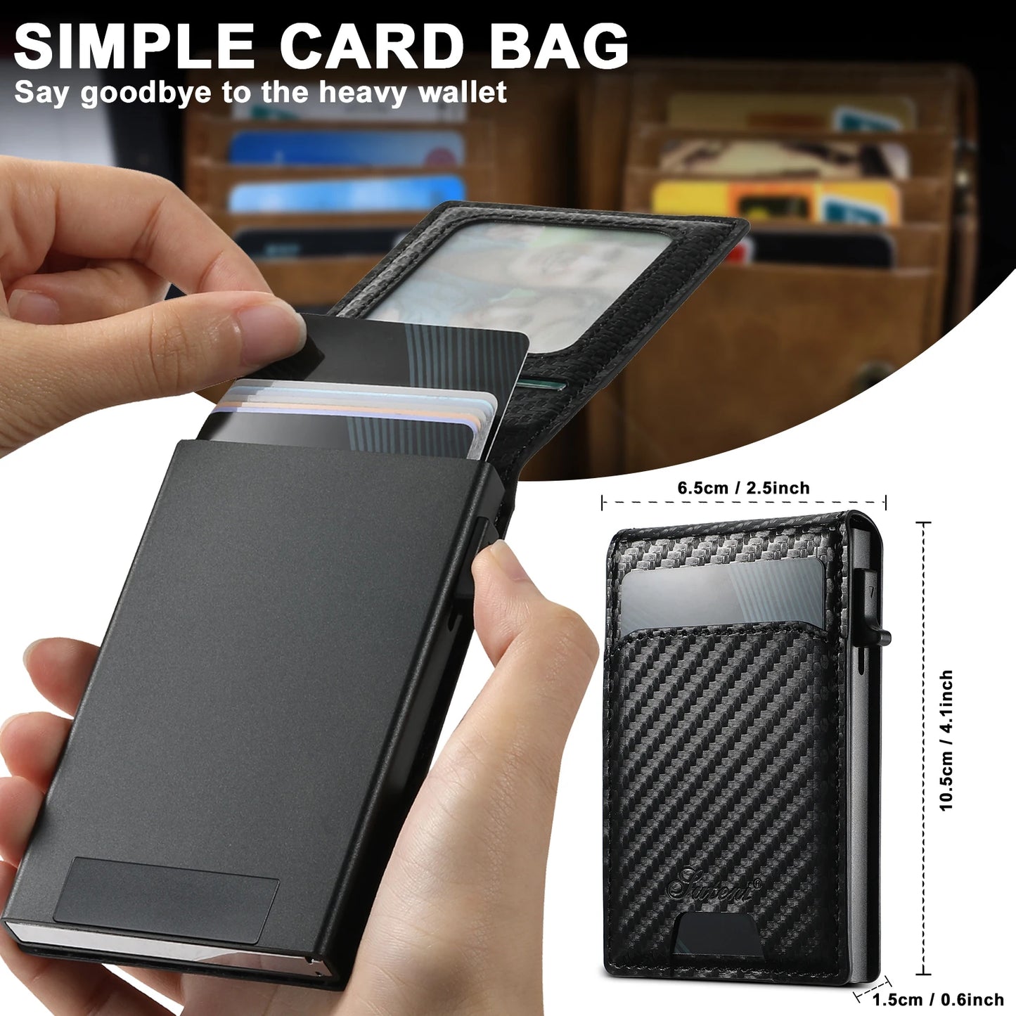 For iPhone 17 Air/16/15/14/12/13 Promax Plus all-inclusive TPU magnetic card holder for inserting leather mobile phone cases