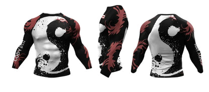 Cody Lundin Wrestling Compression T Shirt Men Full Subliamtion Brazilian Jiu-Jitsu MMA Shor Sleeve Rashguard With Anti Rubber