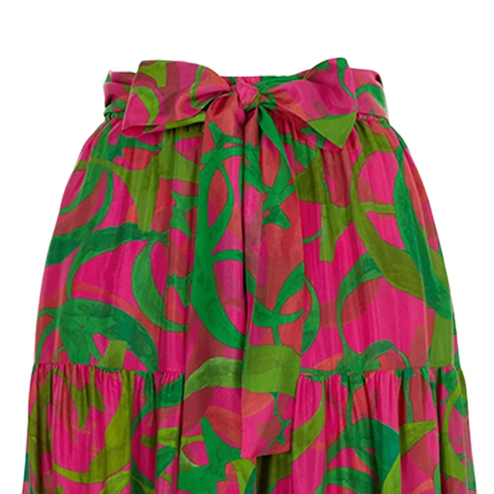 2024 New Summer Women Skirts Lace Up Design loose Skirt Fashion Multicolor Comfort Soft Female Skirts Casual Ladies Skirt