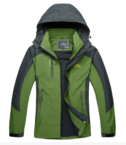 Men Autumn Jacket Outdoor Sports Hiking Coats Camping Hooded Windproof Water Resistant Rain Fishing Traveling Cloethes