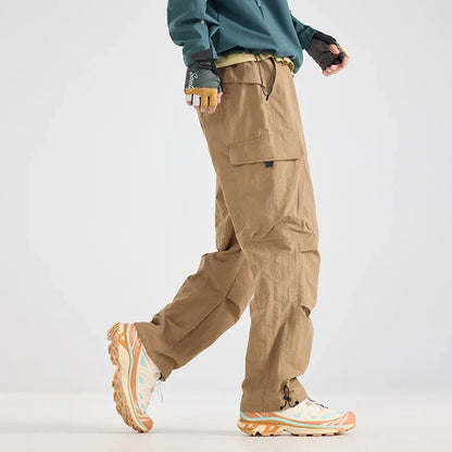 Men's Water-repellent Hiking Pants Scratch Resistance Fashion Cargo Pants Breathable Trousers Fishing Camping Pants