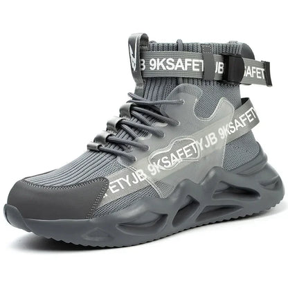steel toe safety boots for men protective shoes industrial safety shoe woman light work shoes anti-puncture work safety sneakers