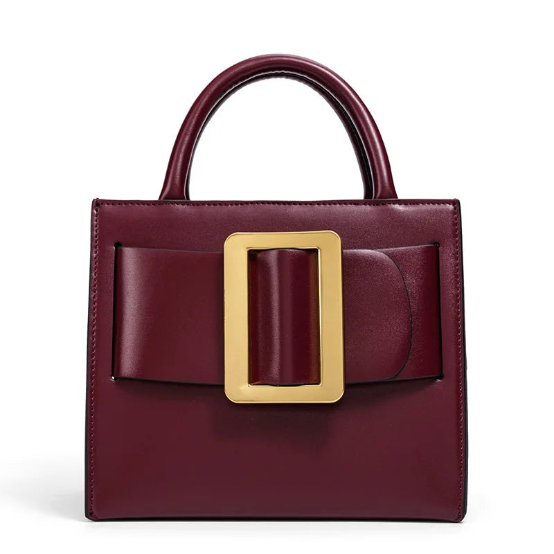 Chic Buckle Handbag Women 2026 New High Quality Trend Exquisite Luxe Shoulder Bag Distinctive Design Faux Leather Crossbody Bag
