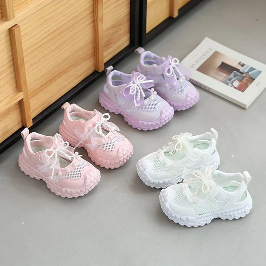 Children's Fashion Sneakers Summer Breathable Sports Sandals Versatile Casual Shoes Kids Soft Soled Beach Shoes Basketball Shoes