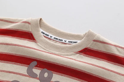 New Summer Baby Boys Clothes Suit Children Girls Casual Striped T-Shirt Shorts 2Pcs/Sets Toddler Cotton Costume Kids Tracksuits