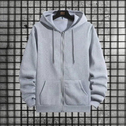 2025 New Arrival Men's Zipper Hoodie Sweatpants 2 Piece Set High Quality Hooded Long Sleeve Sweatshirt Autumn Winter Tracksuit