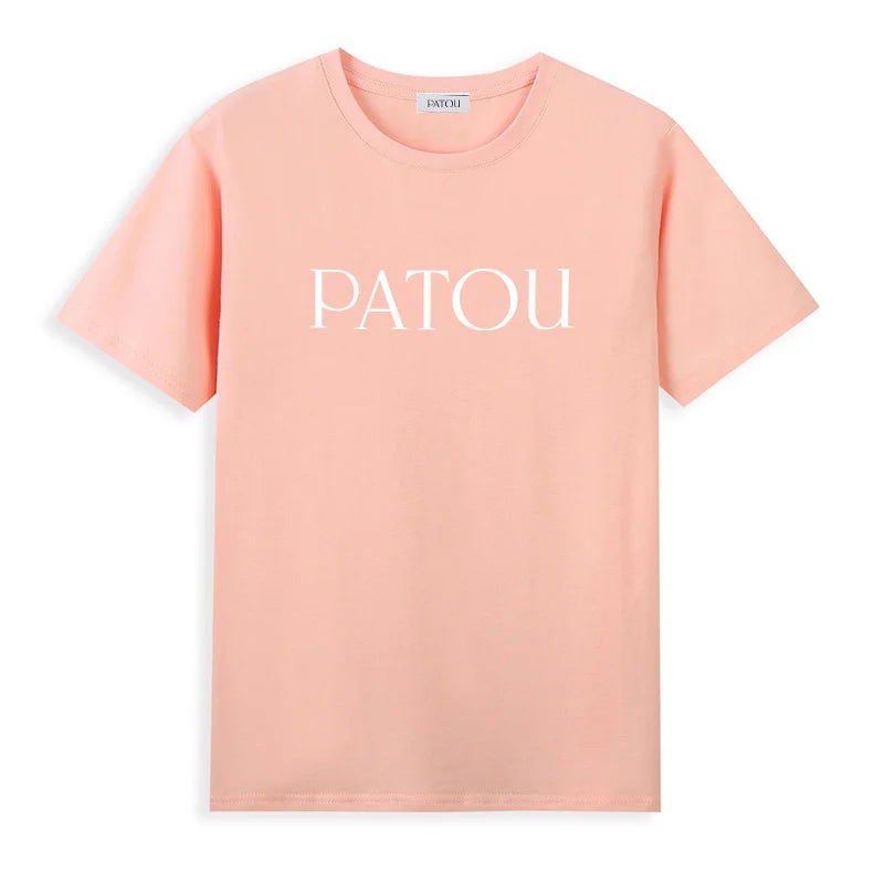 2024 Hot Sales Japan Style Cotton O-Neck Fashion Letter Printed Tees Summer Harajuku Women Loose Short Sleeve T-shirt