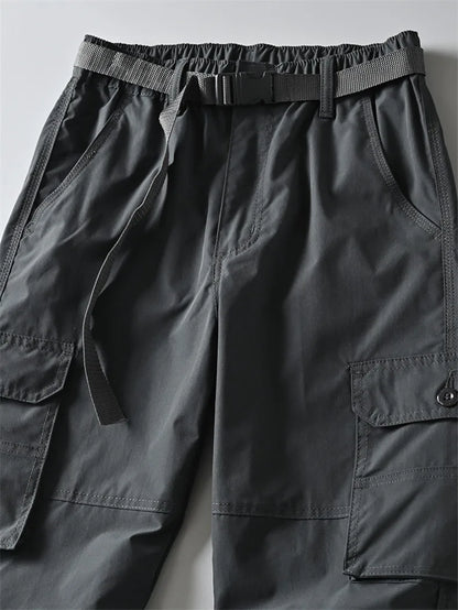 New Hiking Pants Outdoor Casual Cargo Pants Men Spring Summer Trousers/Shorts Outdoor Sport Trekking Camping Fishing Pants M-4XL