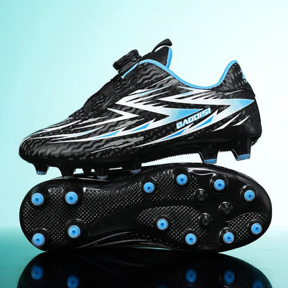 Kids Soccer Cleats Boys Football Boots Children Training Shoes Youth Ultralight Non-slip Sports Sneakers Breathable Comfortable