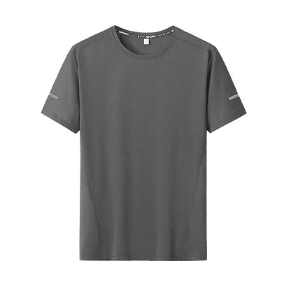 6XL 8XL Large Plus Size Men T Shirts Quick Dry Short Sleeve T Shirt Gym Jerseys Fitness Trainer Running T-Shirt Sportswear