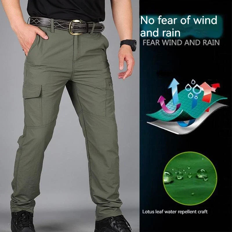 Asian Size Summer Cargo Pants Men Pants Streetwear Jogger Trekking Hiking Mountain Work Tourism Trousers