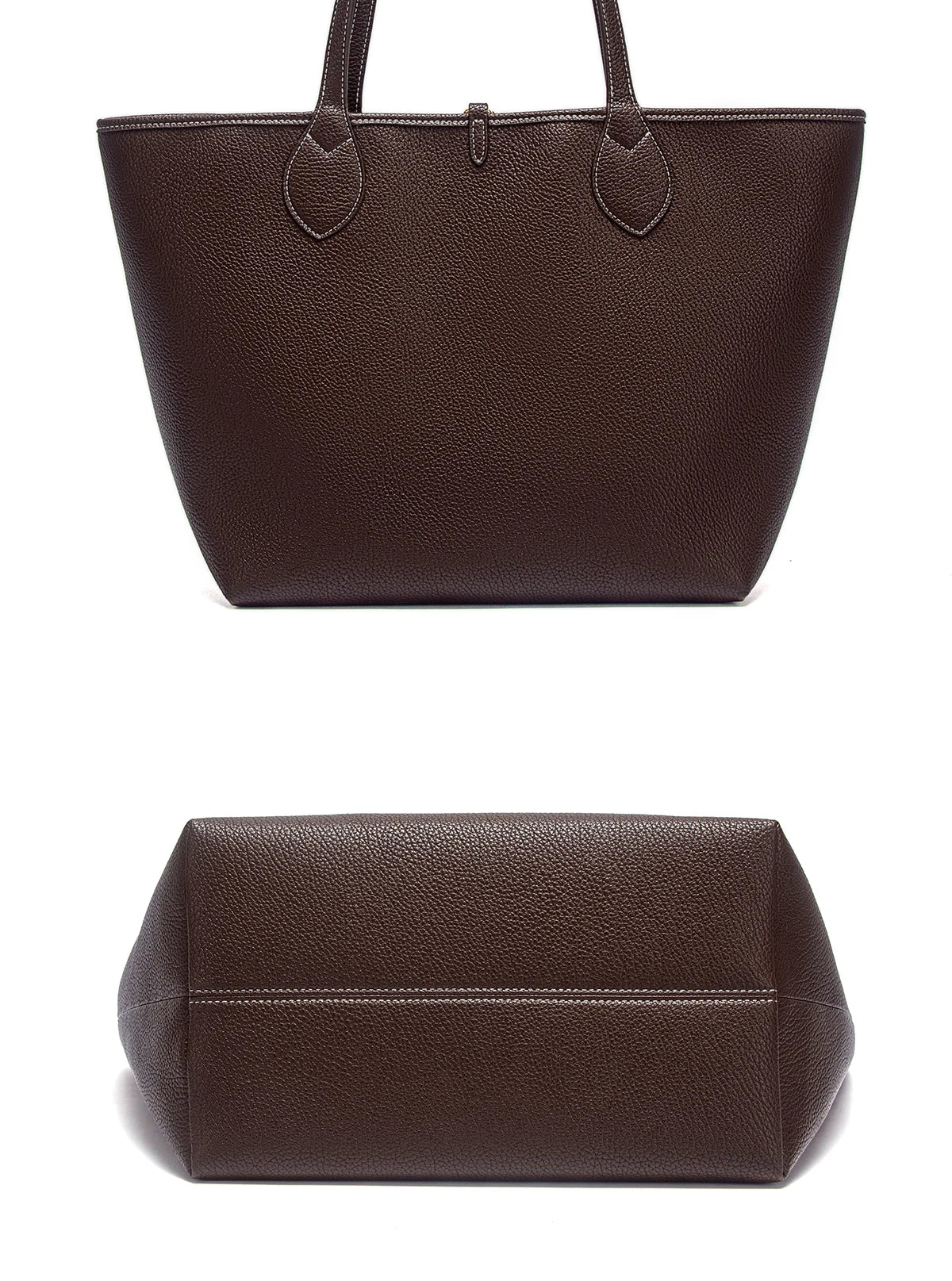 Double Sided Mother Child CaWomen's Tote Bag 2025 Autumn New Coffee Color Handbag