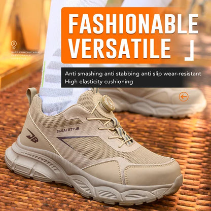 New 2025 Insulation Shoes Construction Work Boots Anti-smash Anti-puncture Safety Shoes Men Steel Toe Boots Indestructible Shoes