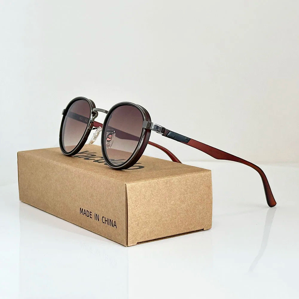 Fashion Oval Sunglasses For Men Luxury Retro Glasses Vintage Sunglasses Women Trendy And Fashionable Gafas De Sol Hombre Okulary
