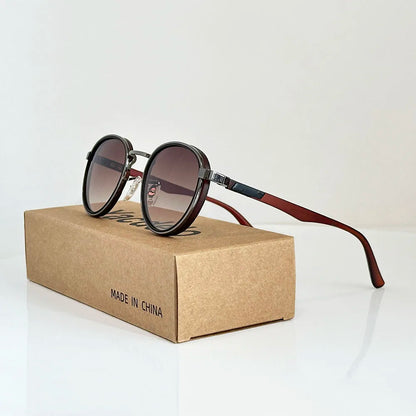 Fashion Oval Sunglasses For Men Luxury Retro Glasses Vintage Sunglasses Women Trendy And Fashionable Gafas De Sol Hombre Okulary