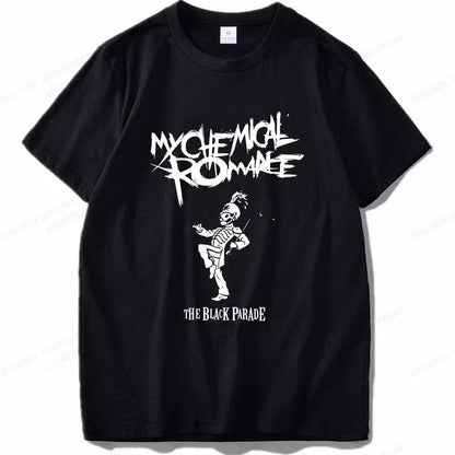My Chemical Romance T Shirt Women Fashion Cotton T-shirts Cool Hip Hop Men Tshirt Casiual Summer Vintage Anime Unisex Top Tee