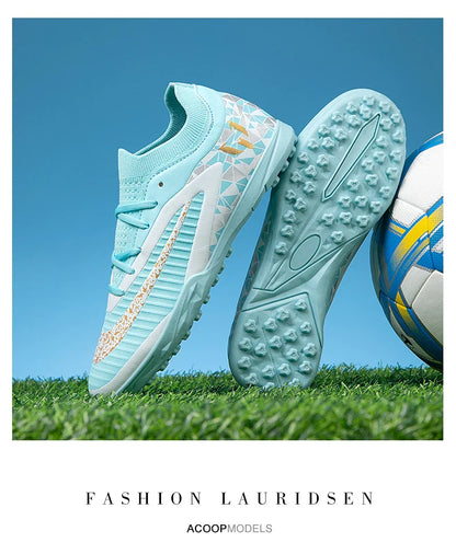 New Kid Match Boys Soccer Shoes Comfortable Outdoor Match Professional Football Boots Sneakers Non-Slip Sports Shoes Unisex