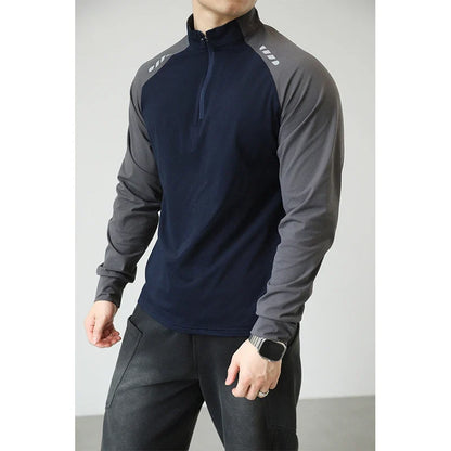 Men's Quick-drying Fitness Sportswear  Quick - Dry Outdoor Cycling & Fitness Long - Sleeve T - Shirt