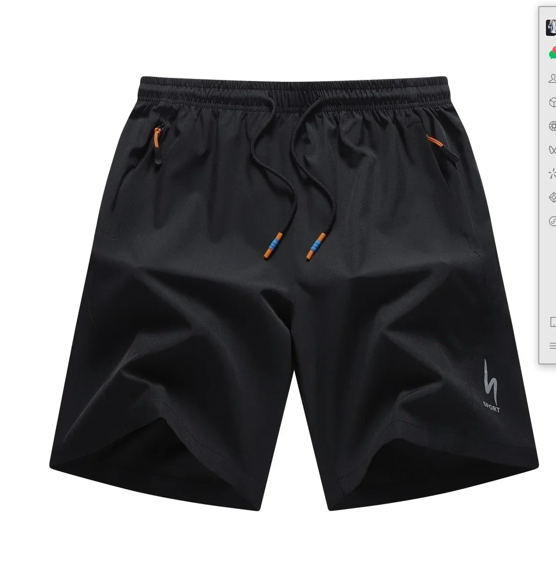 Top Quality Summer Sports Shorts Men New Comfortable Elastic Waist Clothing Male Breathable Short Trousers