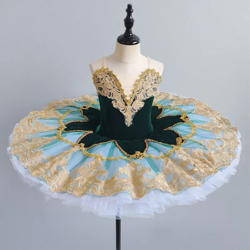 Princess Performance Fairy Tutu Kids Clothes Ballet Leotards for Girls Dress Stage Costumes Dance Wear Summer Children Clothing