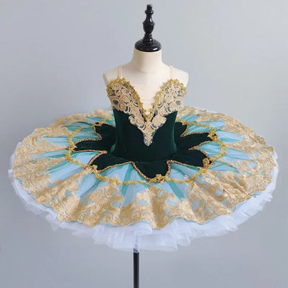 Princess Performance Fairy Tutu Kids Clothes Ballet Leotards for Girls Dress Stage Costumes Dance Wear Summer Children Clothing