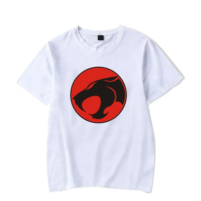 Luminous T-shirt Mens Fashion Casual Short Sleeve Round Neck Tops Mens Clothing Hipster Glowing ThunderCat T-shirt