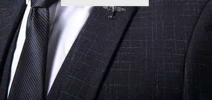 Mens Fashion Wedding Smart Casual 3 Piece Suit British Style High Quality Jacket Vest Trousers European American Banquet Look