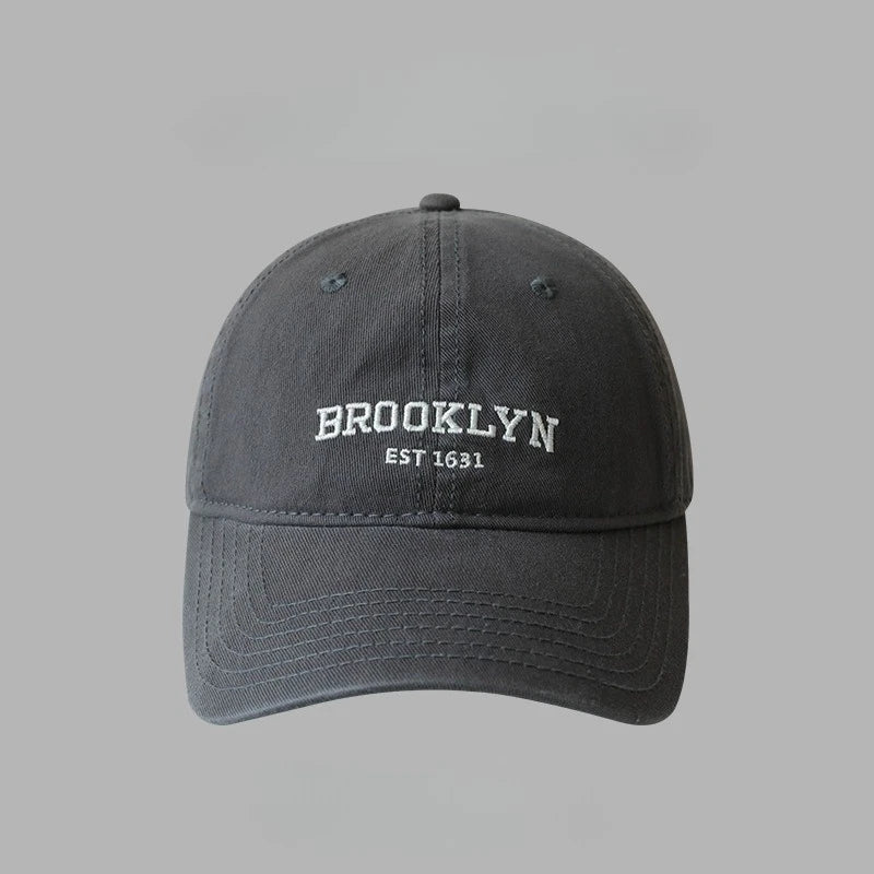 JK Korean Letters Embroidered Baseball Cap For Men Women Hip Hop Dad Trucker Visors Hat Casual Sports Running Cap Streetwear