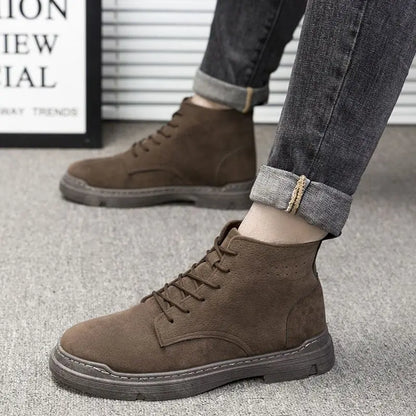 New Casual Trendy 2025 Male Shoes Comfortable Designer Original Deals Low Price Non Slip Footwear Cheap Fashion Y2k Men's Boots