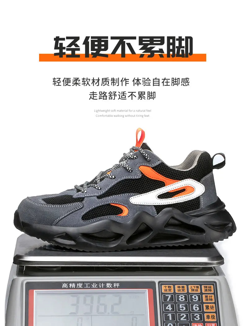 6KV Insulation Blocking Current Work Safety Shoes For Men Lightweight Indestructible Anti-smash Sneakers Steel Toe Cap Boots